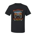 thumbnail image 2 of Wild Bobby, Main Street of America Route 66 Bike Motorcycle Cars and Trucks Men's Graphic T-Shirt, Black, Small, 2 of 3