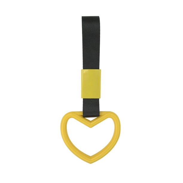 Pulsera decorativa para coche en forma de corazón Anillo de advertencia Anillo de advertencia para el parachoques trasero Adecuado para el interior y el exterior del coche