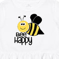 thumbnail image 4 of Inktastic Bee Happy Girls Toddler Dress, 4 of 5