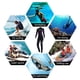 thumbnail image 5 of Mujeres Buceo Trajes de neopreno de 3 mm Trajes de buceo para deportes acuáticos (S) Púrpura, 5 of 8