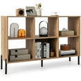 thumbnail image 1 of Costway 6 Cube Storage Shelf Organizer Bookcase Square Cubby Cabinet Bedroom Natural, 1 of 10
