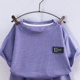 thumbnail image 5 of TAmten Toddler Boy Clothes 4T 5T Cute Summer Kids Pattern Short Sleeve T-Shirt and Shorts Cool Short Sets 9-10 Years, 5 of 6