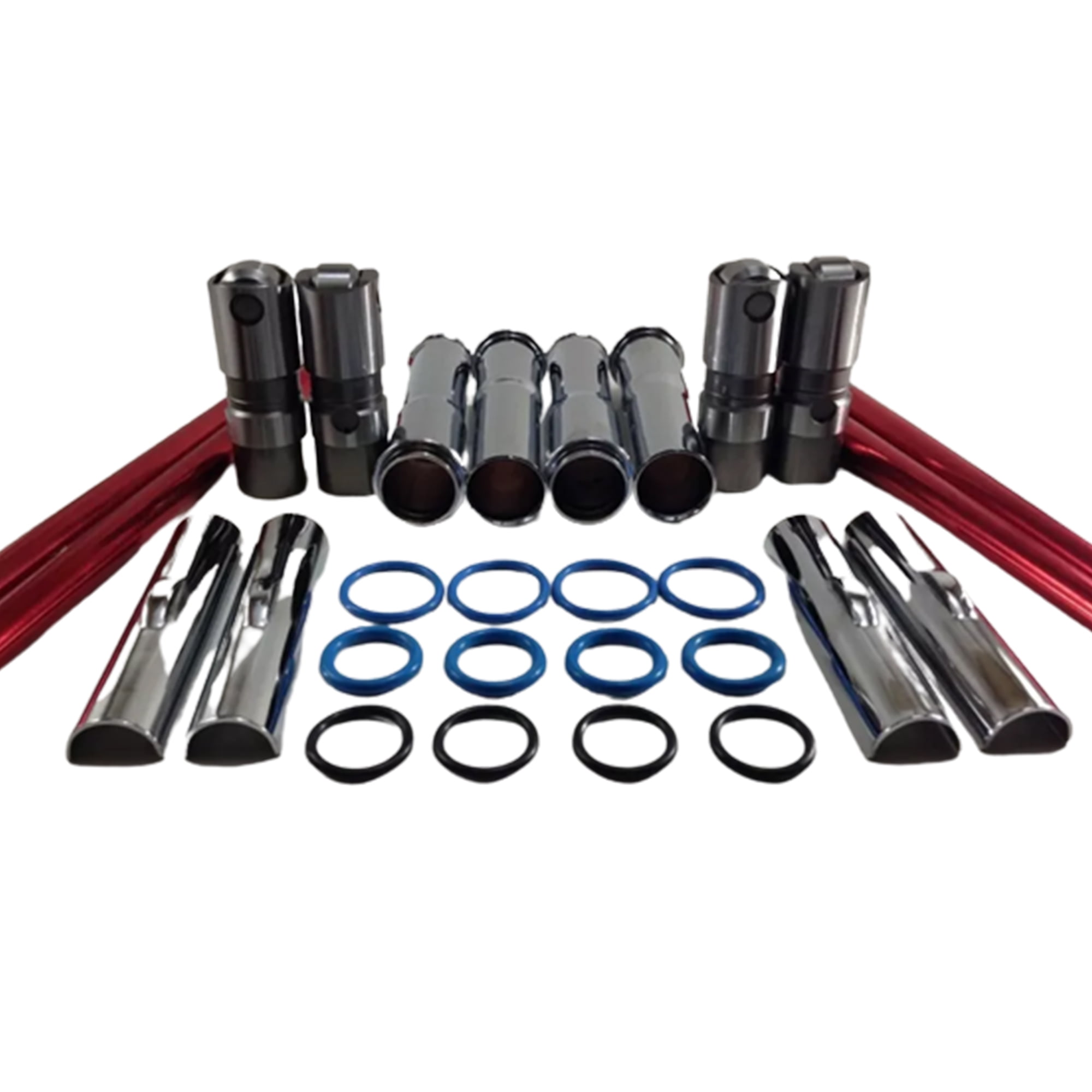 Adjustable Pushrods + Push Rod Covers + Lifters for Harley Evolution