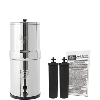Berkey, Water Filtration System, BK4X2-BB, 2.25 Gallon Capacity