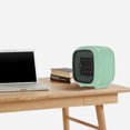 thumbnail image 2 of Mini Desktop Heater With Circulating Fan 2 Heat Modes 800 W Overheat And Tip Over Protection For Home Office, 2 of 6