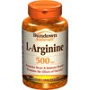 Sundown L-Arginine Supplements, 500 mg Capsules, Unflavored 90 Count