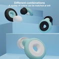 thumbnail image 4 of Tapón de silicona para los oídos, tapón para los oídos con cancelación de ruido, insonorizado, protección suave de rebote lento, espuma para los oídos, 4 of 4