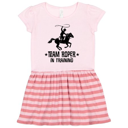 

Inktastic Team Roper In Training Cowboy Gift Toddler Girl Dress
