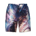 thumbnail image 4 of Lsque Mens Swim Trunks Urban Style Colorful Dragon Pattern - Bathing Suit Compression Liner - Beach Swim Shorts Swimwear - (S-3XL) - Stretch Quick Dry -Medium, 4 of 9