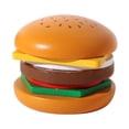 thumbnail image 3 of Juguetes apilables de hamburguesas y sándwiches de madera para niños, herramienta didáctica realista para preescolar., 3 of 9