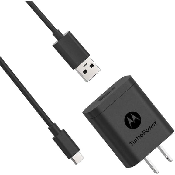 Motorola Original OEM TurboPower 18W Charger USB-A to USB-C Charger, 18 Watt SC-51 3.0AmPs
