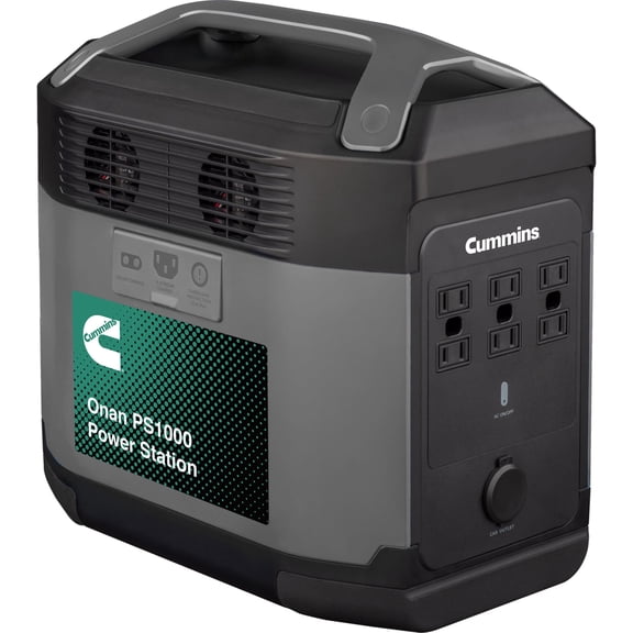 Cummins 1008Wh 3000 Peak Watt Quick Charge Portable Power Station and Solar Generator, Pure Sine Wave AC Outlet, Backup Lithium Battery (Solar Panel Not Included)