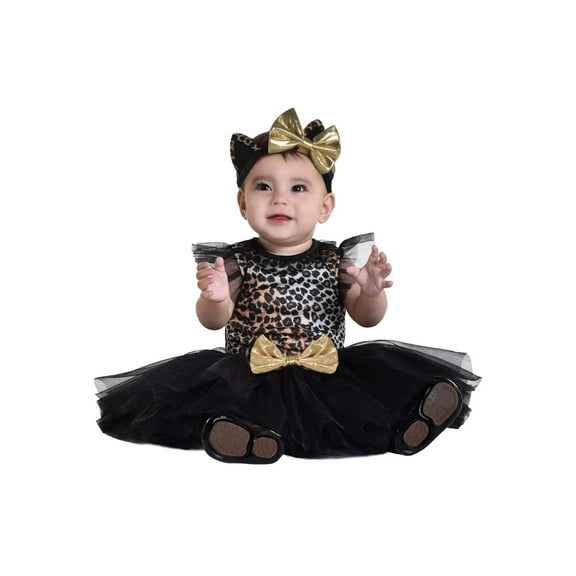 Girl's Infant Cute Leopard Cat Costume