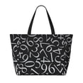 thumbnail image 2 of Gaeub Numbers Beach Travel Bag, Multi-Pocket Beach Bag, Summer Vacation Bag, Beach Essentials Tote, 2 of 7