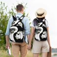 thumbnail image 4 of Rocae Unicorn in Yoga for Canvas College Laptop Backpack for Men Women-Small, 4 of 5