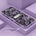 thumbnail image 1 of Marvel superhero cartoon For Apple iPhone 15 14 13 12 11 Pro Max Plus 8 7 SE Liquid Left Rope Phone Case Capa Soft Cover DMH, 1 of 7