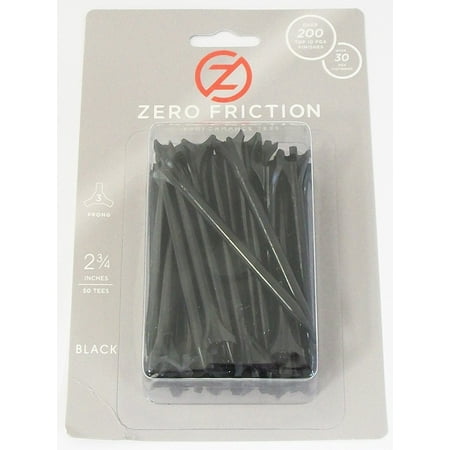 Zero Friction Golf Tee - NEW Zero Friction Performance Golf Black Tees 2 ¾