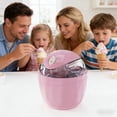 thumbnail image 4 of Tauxra Mini Ice Cream Maker for Kids, Automatic Ice Cream Machine for Homemade Soft Serve, Compact DIY Frozen Yogurt Sorbet Maker for Small Batch, Household Travel, 4 of 6