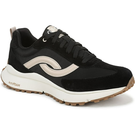 Ryka Jetsetter Women's Lace-Up Sneakers Color: Black Size: 9 WIDE