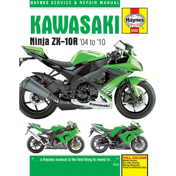 Kawasaki ZX-10R (04-10) Haynes Repair Manual ^