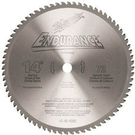 Milwaukee 14 Inch Abrasive - Milwaukee Circular Saw Blade 14 In. Carbide 72T
