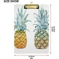 thumbnail image 3 of FMSHPON Pineapple Clipboard Hardboard Wood Nursing Clip Board and Pull for Standard A4 Letter 13x9 inches, 3 of 7