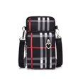 thumbnail image 1 of Factory Direct Crossbody Mobile Phone Bag Vertical Fabric Mini Small Bag Wrist Arm Mobile Phone Bag Three-Layer Coin Wallet, 1 of 7