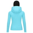 thumbnail image 3 of Teen Summer Balaclava Hoodie Jackets Sun Protection Long Sleeve Zip Up Double Hooded Coats Kids Casual Loose Solid Color Outwear, 3 of 5