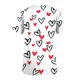 thumbnail image 3 of Fiudx Ropa de Mujer Blusa de Manga Corta con Cuello En V para Mujer, Uniforme, Blusa con Bolsillos Estampados para El Día de San Valentín, Enfermería, 3 of 4