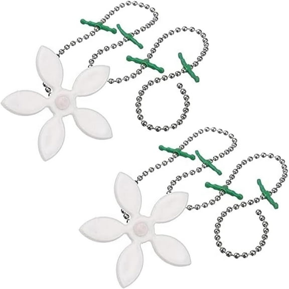 Flower Shape Shower Drain, 2 Pack, Hair Filter Chain Hook, Bathroom, Kitchen