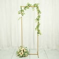 thumbnail image 2 of Efavormart 5.5ft Gold Metal Frame Wedding Arch, Rectangular Backdrop Stand, Floral Display Frame, 2 of 11