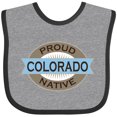 thumbnail image 3 of Inktastic Proud Colorado Native Boys or Girls Baby Bib, 3 of 4
