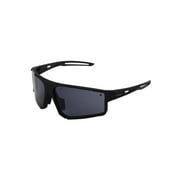 Ironman Mens Wrap Sport Sunglasses Black