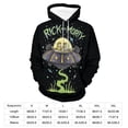 thumbnail image 2 of Rick And Morty Unisex Adult Hoodie Casual Hooded Sweatshirt Pullover Novelty 3D Printed Sweater Jacket 3XL, 2 of 8