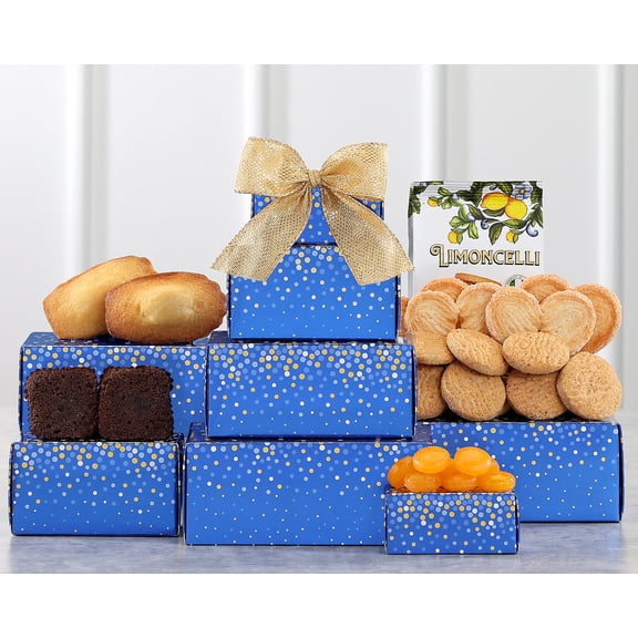 Wine Country Gift Baskets Cake, Cookie and Sweets Gift Tower