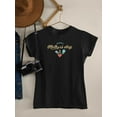 thumbnail image 3 of Mothers Day Storybook Tulips Shaped T-Shirt Women -Image by Shutterstock, Female Small, 3 of 4