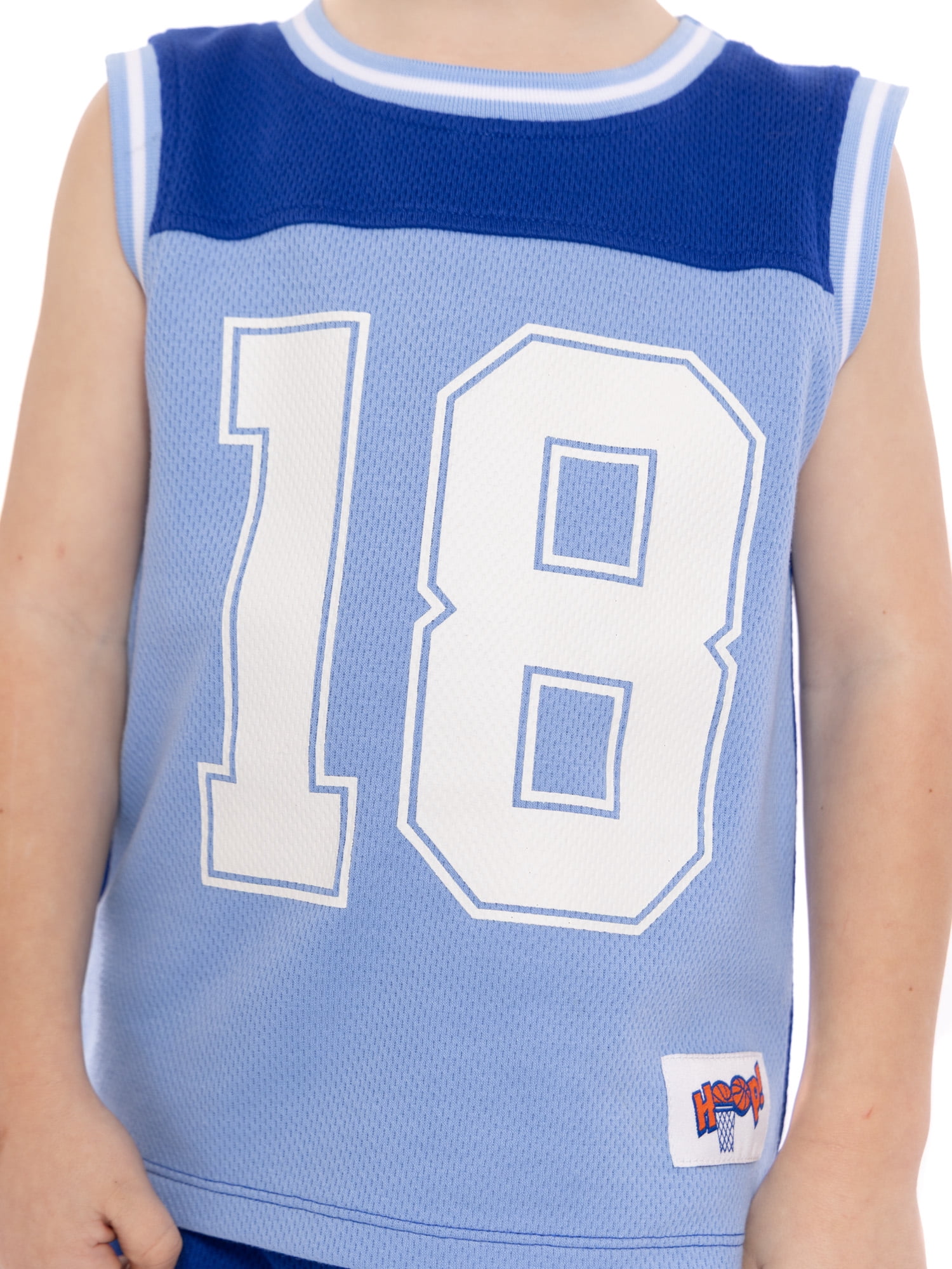 Wonder Nation Toddler Boys Sleeveless Basketball Jersey and Shorts Set, 2-Piece, Sizes 12M-5T