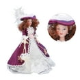 thumbnail image 3 of Mini Muñeca de Cerámica ANGGREK Muñeca de Estilo Victoriano de Porcelana 65 Pulgadas, 3 of 8