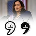 Clearance! Kamala Harris Comma La ' , la Campaign Earrings/Necklaces ... Kamala Harris earrings Clearance! Kamala Harris Comma La ' , la Campaign Earrings/Necklaces ...