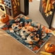 thumbnail image 1 of Felpudo decorativo con diseño de hojas de arce y calabaza de otoño para Halloween, Acción de Gracias, para baño, cocina, porche, tiras largas, 1 of 5