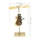 thumbnail image 3 of ColoMX Candelabro giratorio con carrusel, candelabro para fiesta de Navidad, centro de mesa, candelabro con forma de muñeco de nieve, candelabro giratorio, mesa, luz de té, bandeja para velas, 3 of 7