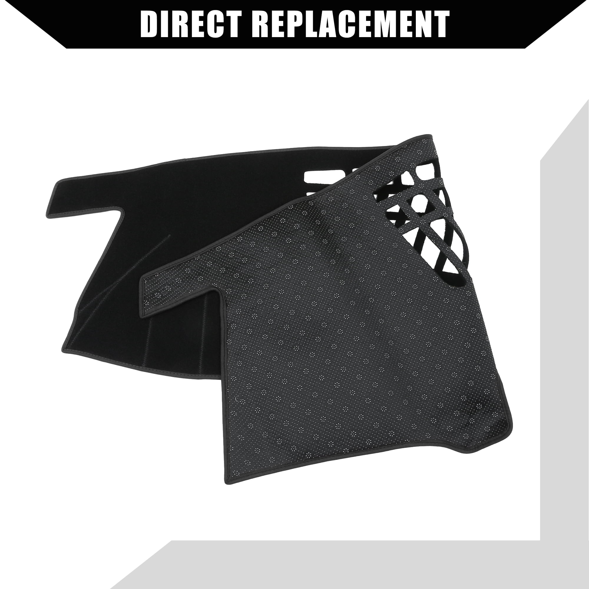 Unique Bargains Dash Cover for Audi Q5 2009-2017 Center Console Dashboard Cover Mat Non-Slip Polyester Black 1 Pcs