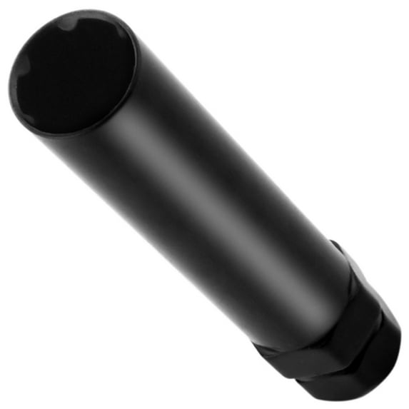 Black Drive Tuner Socket Key Tool for 7 Spline Lug Nut 19mm or 3/4" Hex