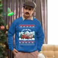 thumbnail image 5 of Christmas Sweatshirt, Life on Farm Holiday Ugly Christmas Sweatshirt, Funny Festive Tractor & Farm Animals Crewneck Sweatshirt for Parties & Gifts, 5 of 5