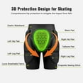 thumbnail image 5 of Impact Shorts, Multi Directional Padding, Shock Absorption, Breathable Lycra With EVA Padding For Skating, 5 of 6