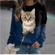 thumbnail image 3 of Sudadera con capucha de tigre divertida, sudaderas con capucha de moda para mujer, sudaderas con estampado de gato, ropa de cuello redondo, jerséis kawaii, sudaderas para mujer, sudaderas con animales, 3 of 5