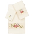 thumbnail image 3 of Authentic Hotel and Spa  100% Turkish Cotton Rebecca 3PC Embellished Towel Set White, 3 of 5