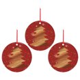 thumbnail image 1 of Adorno navideño de madera para árbol de Navidad, decoración para interiores y exteriores, decoración colgante navideña., 1 of 2