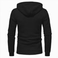thumbnail image 5 of NOLDARES Kids Zip Up Hoodie School Uniform Boys Girls Zipper Sweatshirt Oversized Y2K Fall Hooded Jackets Preppy Clothes(M115-Black), 5 of 5