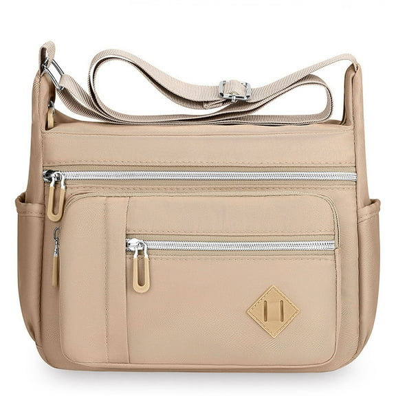GASTROPOD Tote Bag,Large Capacity Crossbody Bag Crossbody Bagsfor Women,Waterproof Nylon Cloth Shoulder Bag,Khaki